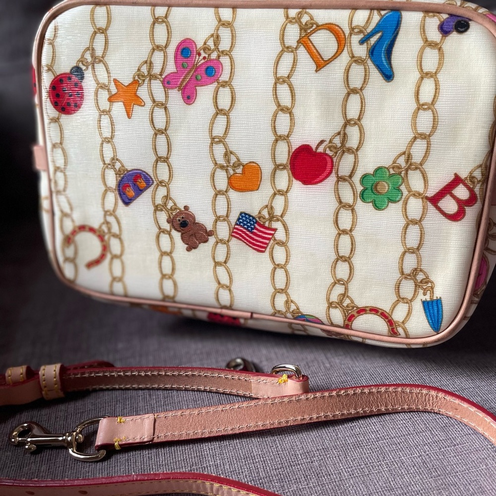 Dooney & Bourke Chain Pattern Drawstring Bucket B… - image 6